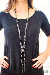 scarfed-for-attention-gunmetal-necklace-paparazzi-accessories