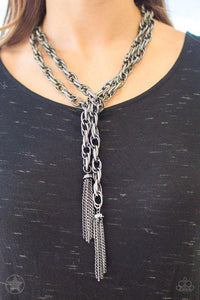 scarfed-for-attention-gunmetal-necklace-paparazzi-accessories