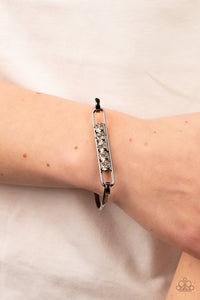 In CHARMS Way - Black Bracelet - Paparazzi Accessories