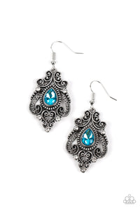 palace-perfection-blue-earrings-paparazzi-accessories