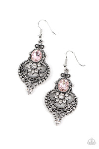 castle-chateau-pink-earrings-paparazzi-accessories