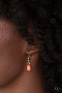 Pacific Picnic - Orange Necklace - Paparazzi Accessories