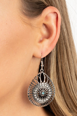 Summer Sojourn - Blue Earrings - Paparazzi Accessories