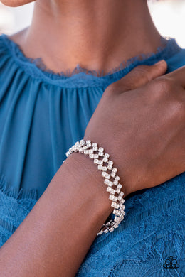 Seize the Sizzle - White Bracelet - Paparazzi Accessories