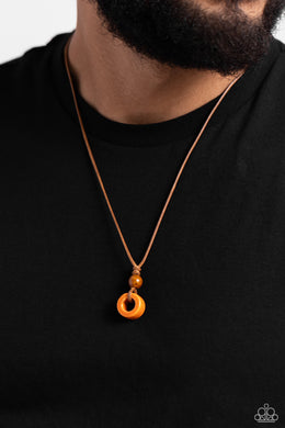 Sunset Sabbatical - Orange Necklace - Paparazzi Accessories