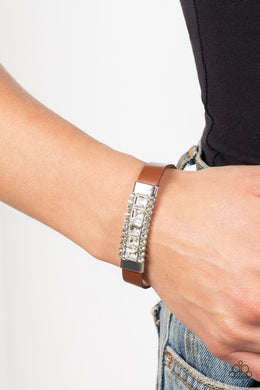Rebel Reputation - Brown Bracelet - Paparazzi Accessories