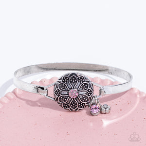 Fleur de Prairie - Pink Bracelet - Paparazzi Accessories