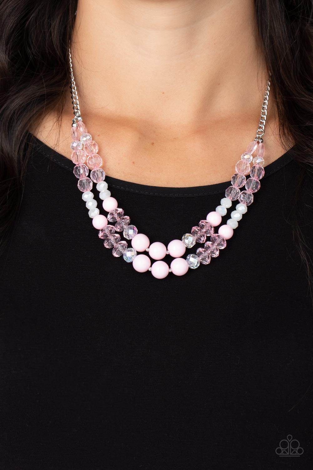 Vera-CRUZIN - Pink Necklace - Paparazzi Accessories