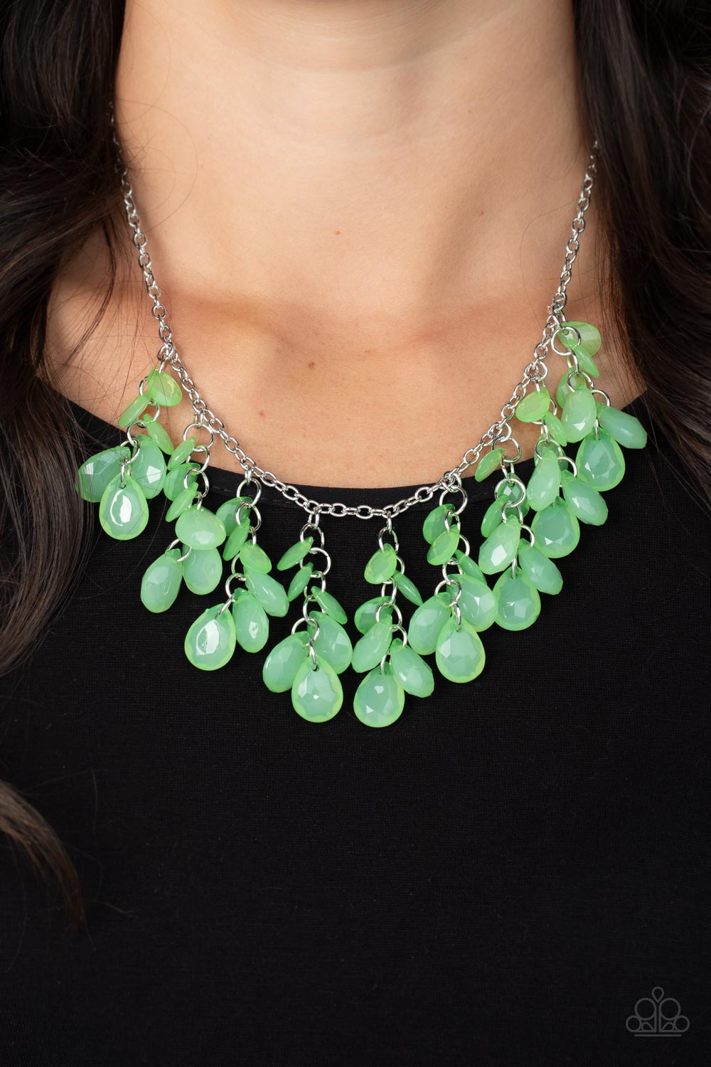 Crystal Cabaret - Green Necklace - Paparazzi Accessories