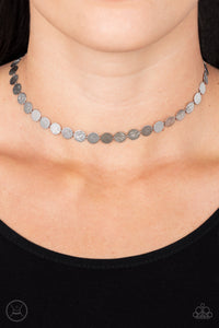 Flash Mob Flicker - Silver Necklace - Paparazzi Accessories