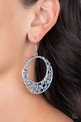 Enchanted Effervescence - Blue Earrings - Paparazzi Accessories