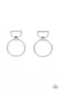 contour-guide-silver-post earrings-paparazzi-accessories