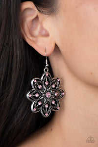 Prismatic Perennial - Pink Earrings - Paparazzi Accessories