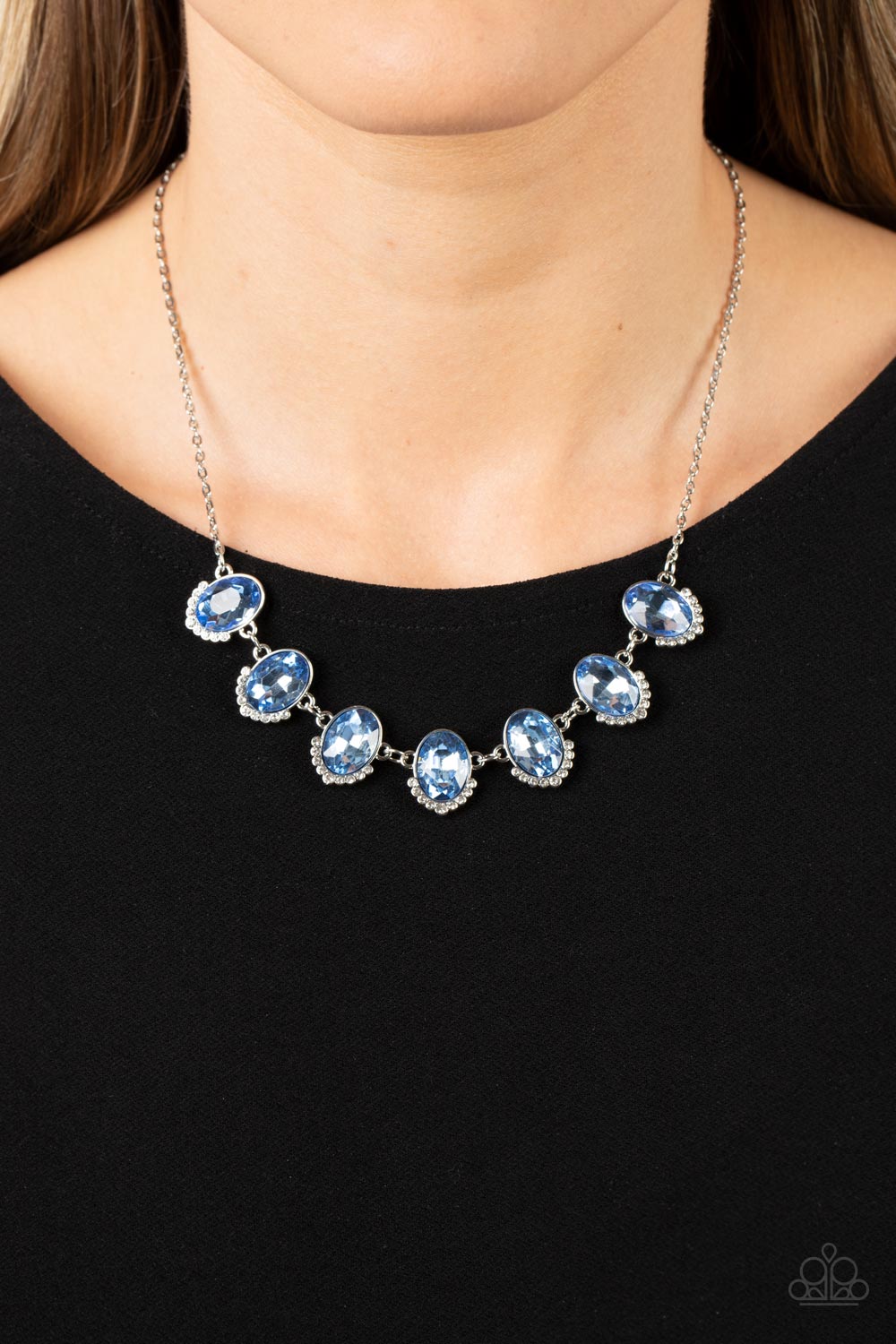 Unleash Your Sparkle - Blue Necklace - Paparazzi Accessories