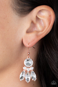 To have and to SPARKLE - Copper Earrings - Paparazzi Accessories