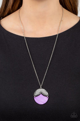 Seaside Sabbatical - Purple Necklace - Paparazzi Accessories