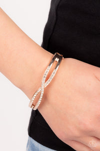 Woven in Wealth - Rose Gold Bracelet - Paparazzi Accessories