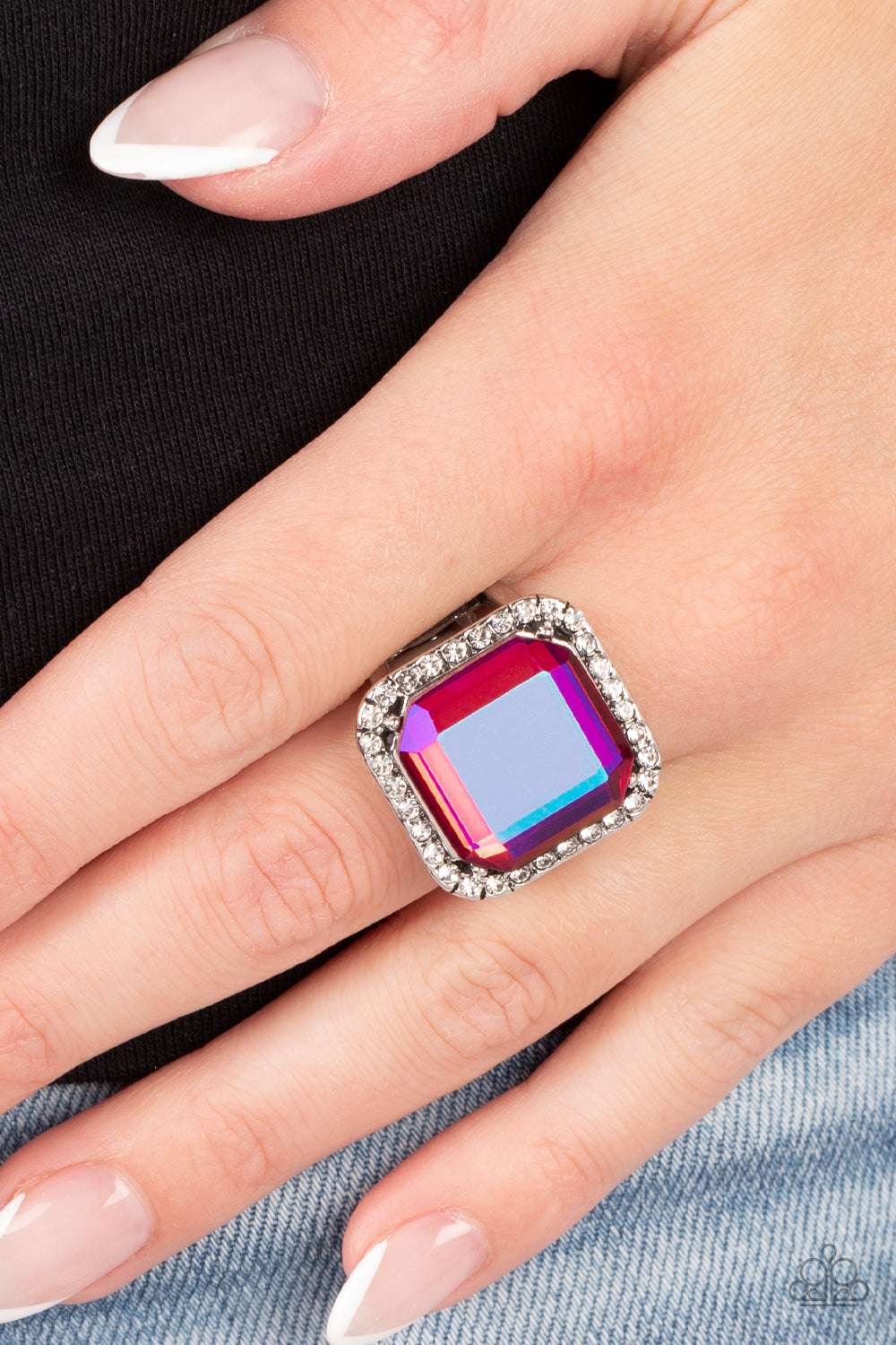 Slow Burn - Pink Ring - Paparazzi Accessories