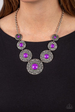 Garden Glade - Purple Necklace - Paparazzi Accessories