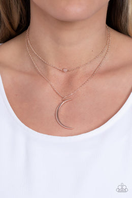 Modern Moonbeam - Gold Necklace - Paparazzi Accessories