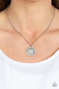 Heart Full of Faith - White Necklace - Paparazzi Accessories
