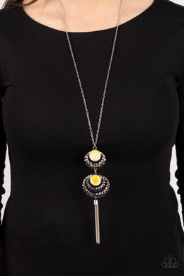 Limitless Luster - Yellow Necklace - Paparazzi Accessories