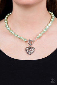 Color Me Smitten - Green Necklace - Paparazzi Accessories