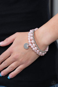 Pearly Professional - Pink Bracelet - Paparazzi Accessories