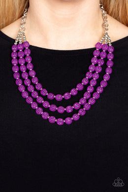 Summer Surprise - Purple Necklace - Paparazzi Accessories