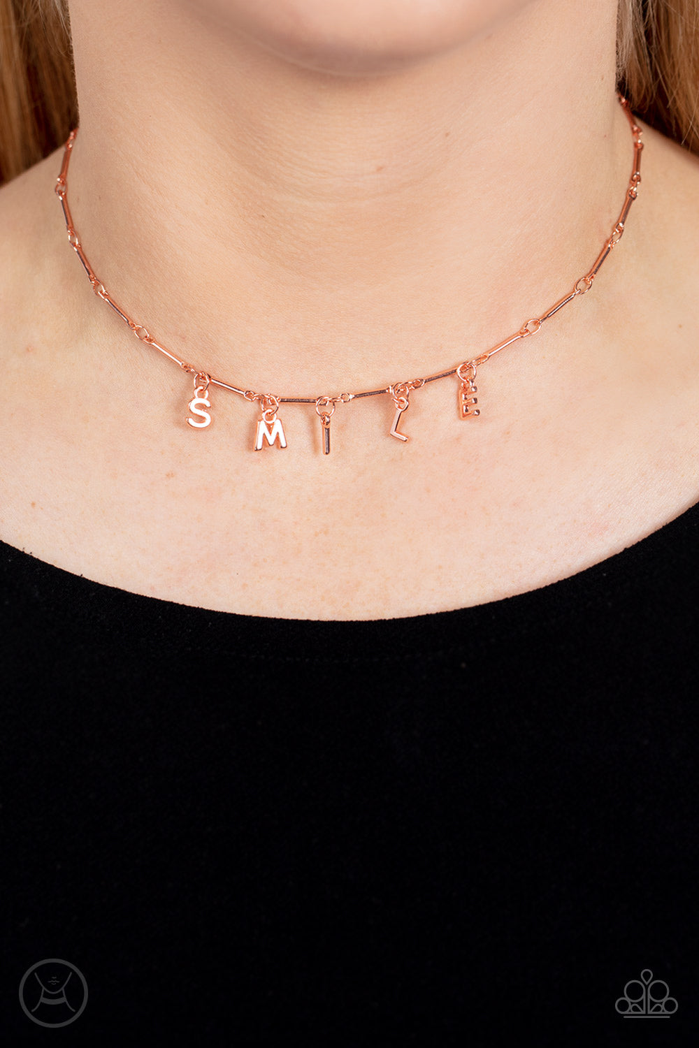 Say My Name - Copper Necklace - Paparazzi Accessories