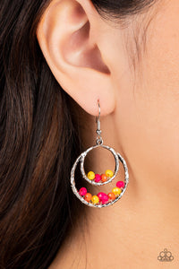 Bustling Beads - Multi Earrings - Paparazzi Accessories