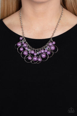 Ballroom Bliss - Purple Necklace - Paparazzi Accessories