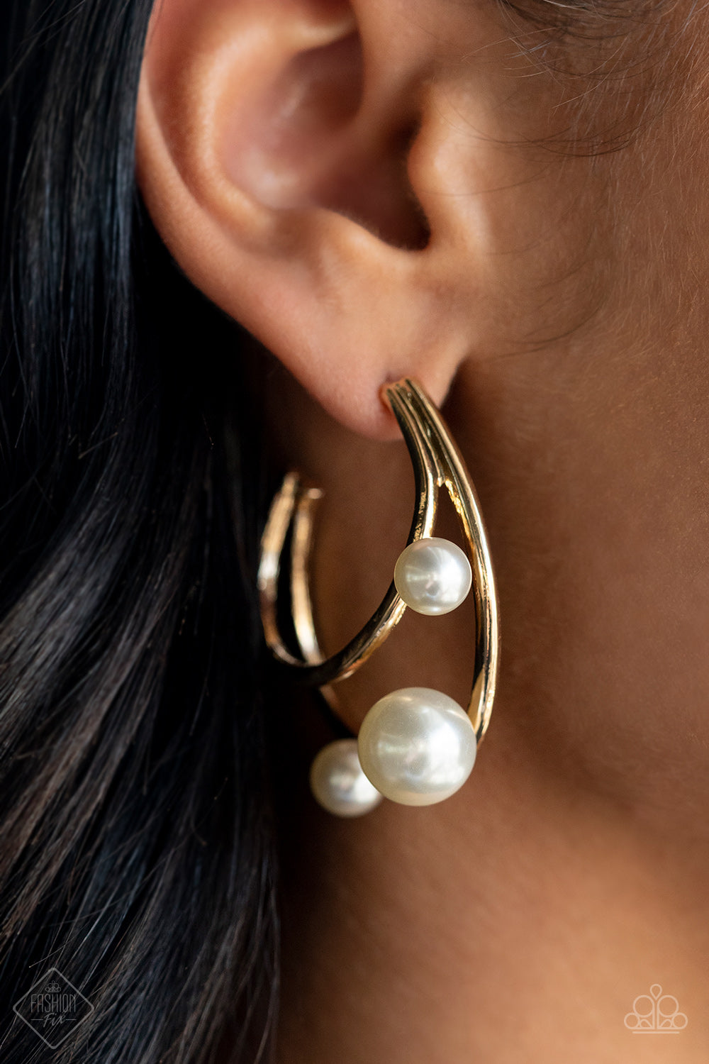 Metro Pier - Gold Earrings - Paparazzi Accessories