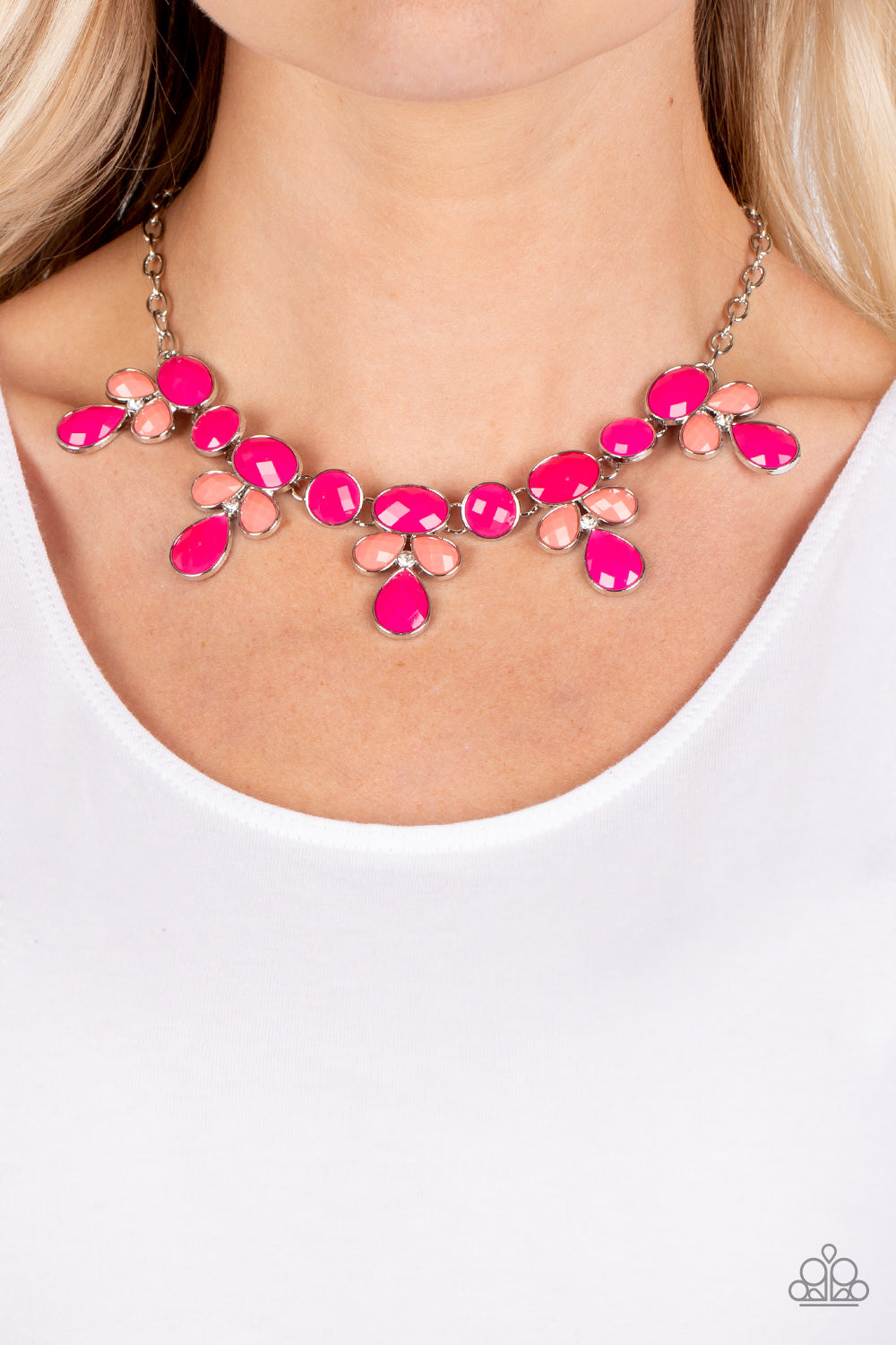 Midsummer Meadow - Pink Necklace - Paparazzi Accessories