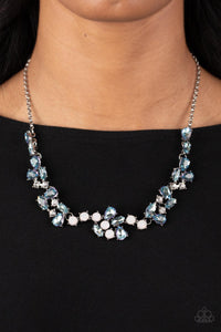 Welcome to the Ice Age - Blue Necklace - Paparazzi Accessories