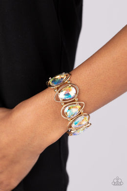 The Sparkle Society - Gold Bracelet - Paparazzi Accessories