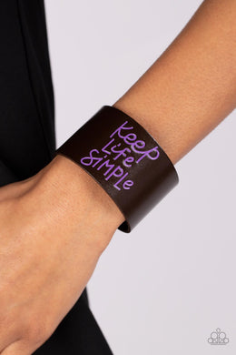 Simply Stunning - Purple Bracelet - Paparazzi Accessories