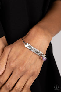 Fearless Fashionista - Purple Bracelet - Paparazzi Accessories