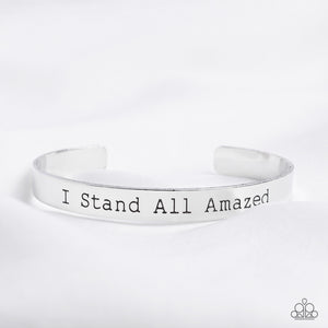 I Stand All Amazed - Silver Bracelet - Paparazzi Accessories