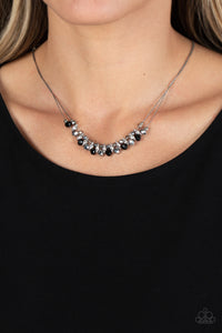 Shimmering High Society - Black Necklace - Paparazzi Accessories