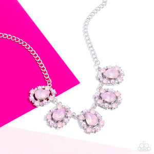 Pearly Pond - Pink Necklace - Paparazzi Accessories