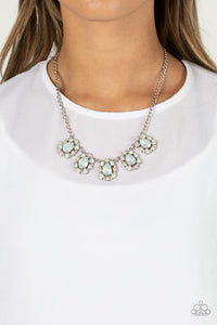 Pearly Pond - White Necklace - Paparazzi Accessories