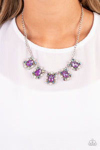 Pearly Pond - Purple Necklace - Paparazzi Accessories