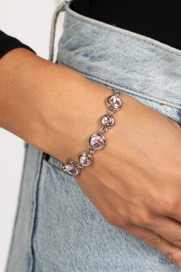 Classically Cultivated - Pink Bracelet - Paparazzi Accessories