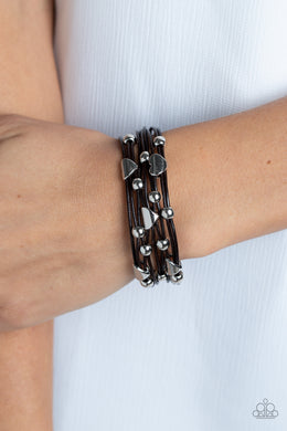 Aphrodite Ascending - Brown Bracelet - Paparazzi Accessories