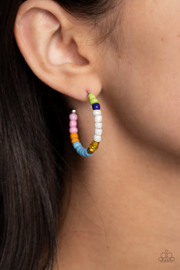 Multicolored Mambo - Multi Earrings - Paparazzi Accessories