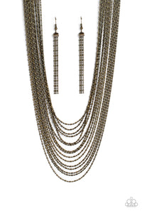 cascading-chains-brass-necklace-paparazzi-accessories