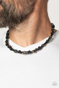 Braided Brawl - Multi Necklace - Paparazzi Accessories