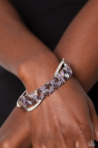 Timeless Trifecta - Purple Bracelet - Paparazzi Accessories