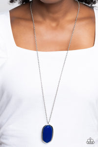 STYLE in the Stone - Blue Necklace - Paparazzi Accessories